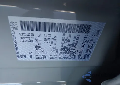 2026 Nissan Rogue Rock Creek из США, поврежденный, VIN 5N1BT3BB7TC670711